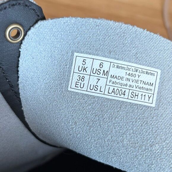 Dr. Martens Floral Combat Boots Size‎ 7 - Picture 8 of 9